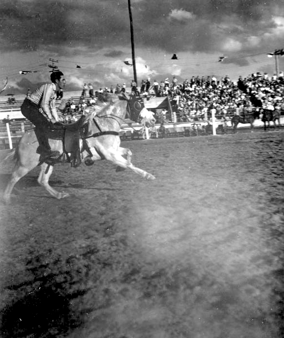Bobby Boulter during the trick riding exhibit - Lakeland, Florida 
