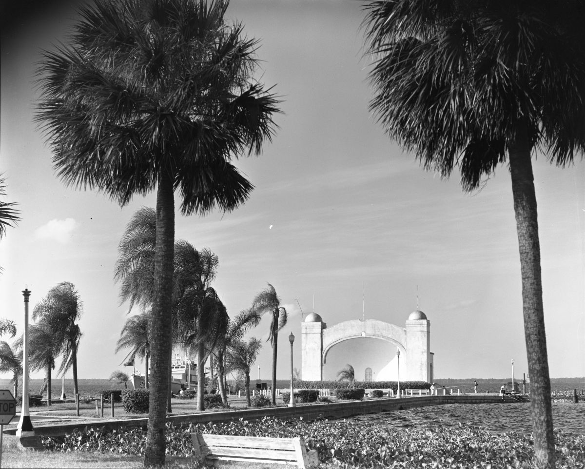 Band shell on the edge of Lake Monroe - Sanford, Florida