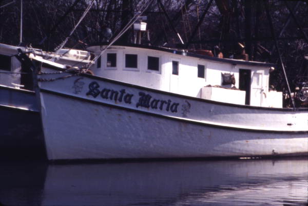 View of shrimp boat "Santa Maria" - Saint Augustine, Florida