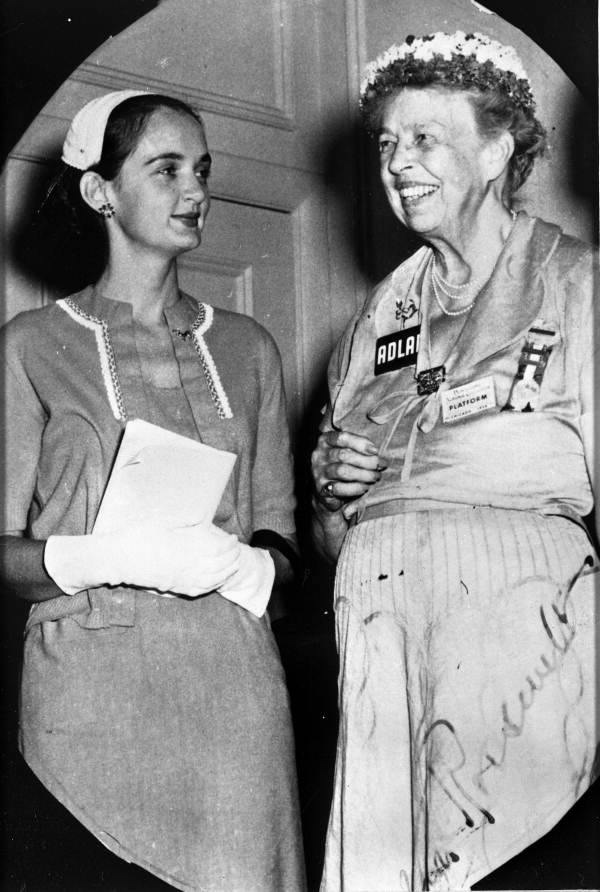 Roxcy Bolton with Mrs. Franklin D. Roosevelt