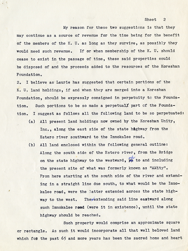 Letter from Rahn to Michel, 1960

