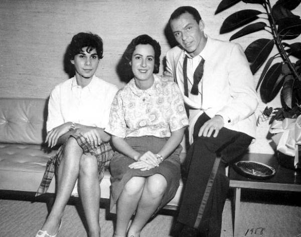 Lois Fuer Lewin, Isabelle Hecht and Frank Sinatra