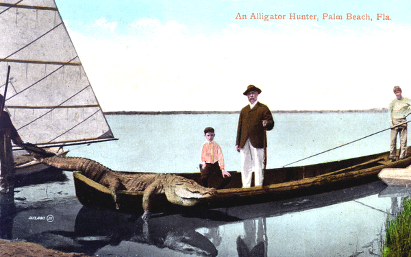 An Alligator hunter - Palm Beach, Florida