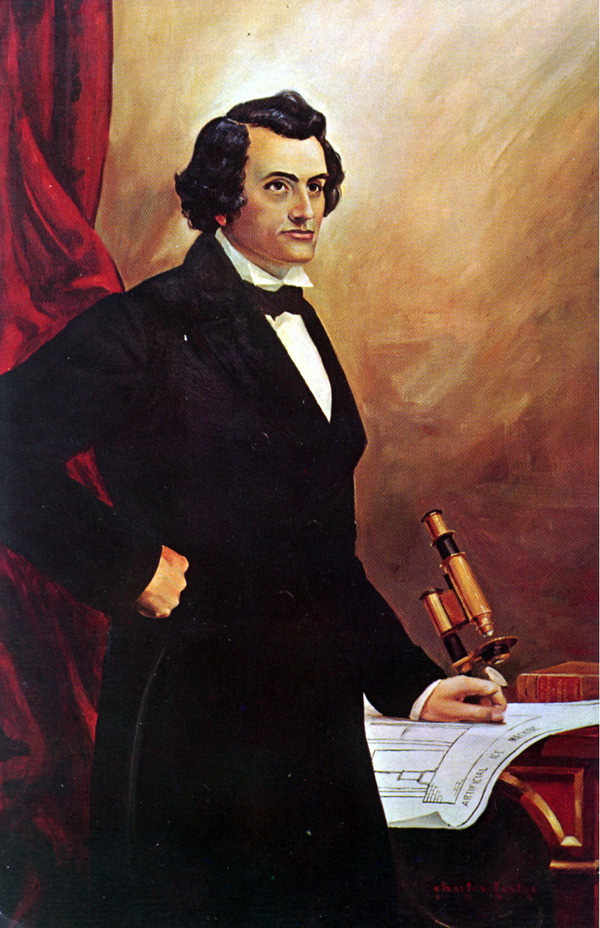 Portrait of Dr. Gorrie - Dr. John Gorrie historic memorial