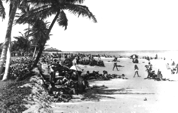 February day at the beach