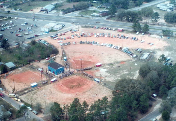 Aerial view of the Pace Recreation Complex - Milton, Florida