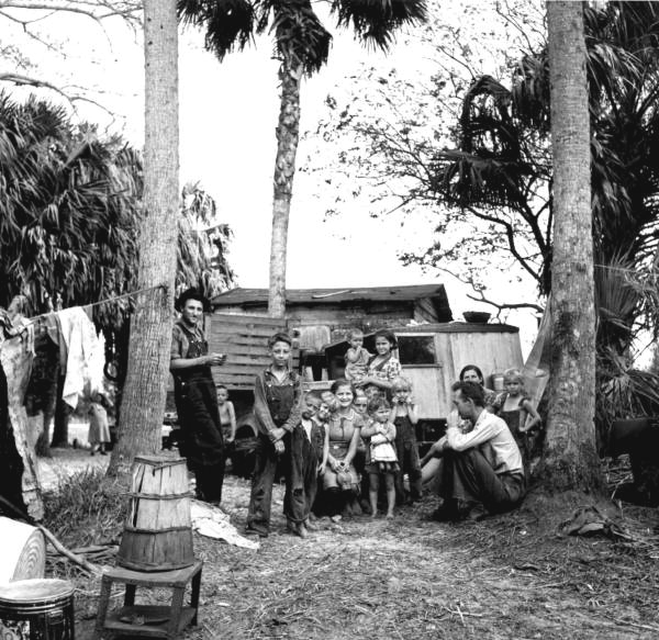 Family of migrant agricultural workers - Canal Point, Florida