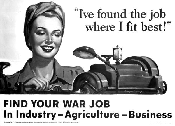 Woman worker poster