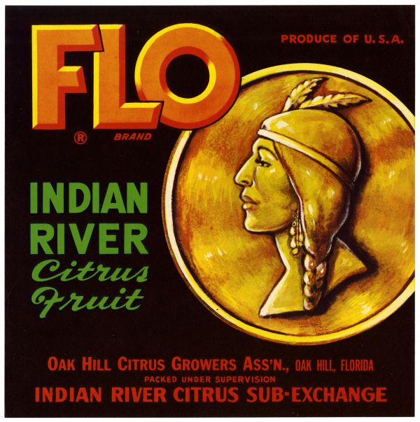 Flo Brand Citrus Label