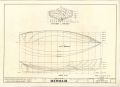 Technical Drawings of the Sloop Mermaid, ca. 1938