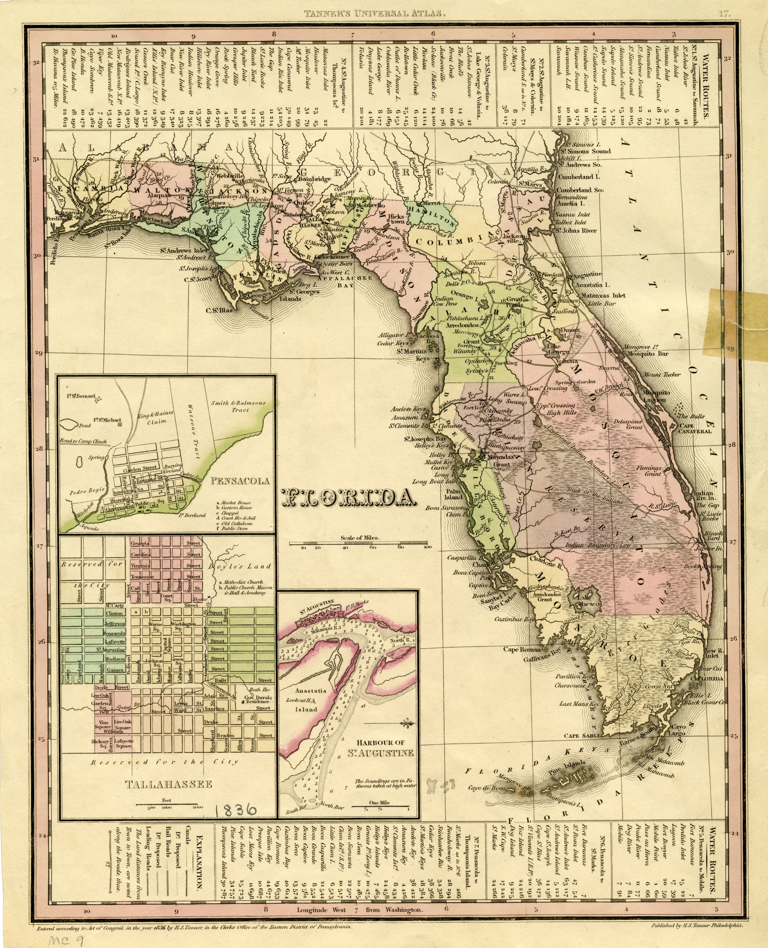 Tanner's Florida, 1836