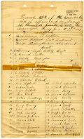 Garfield Guards Muster Roll, Escambia County, 1881