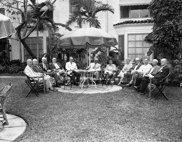 First round table meeting of the Brazilian Court Hotel in Palm Beach.