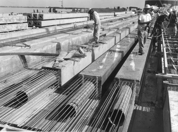 Construction on the Third Bay Bridge - Hillsborough County, Florida