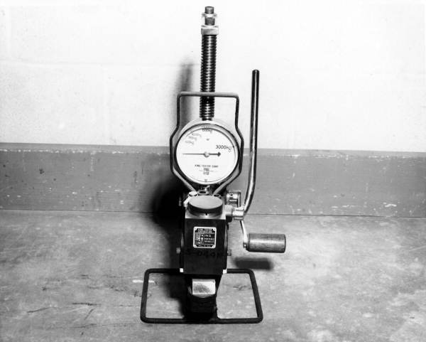 Close up of a scientific instrument .