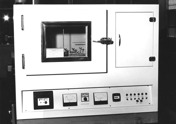 View of Ozone Accelerated Aging Chamber .