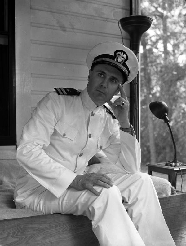 Portrait of Lt. Joe Steinmetz USNR at NAS Pensacola.