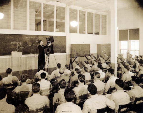 View showing a photography class at NAS Pensacola.