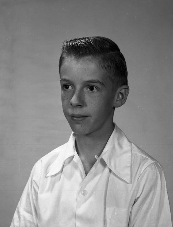 Studio portrait of Bill Burkett.
