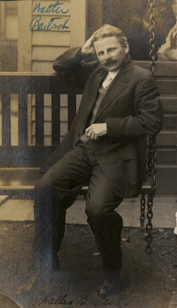 Postcard of Koreshan Walter Bartsch.