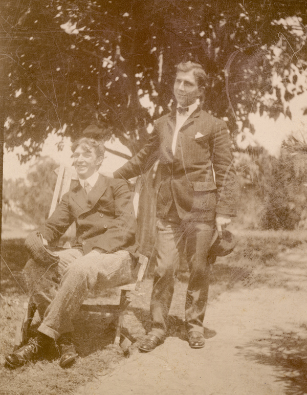 Koreshans Harry Boomer and Laurie Bubbett.