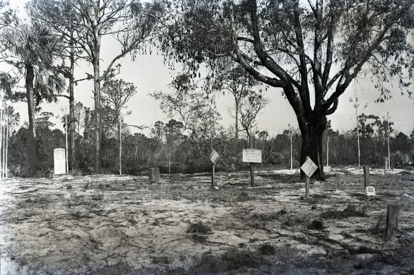 Koreshan Unity cemetery in Estero, Florida.