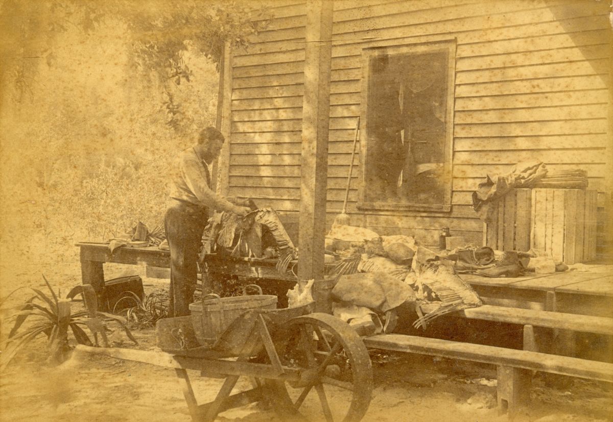 Dr. C. S. Allen at Oak Lodge in Brevard County.