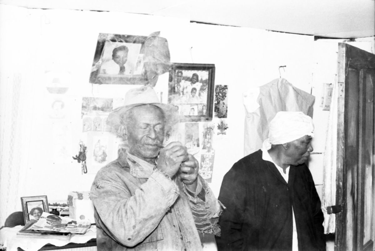 Couple at home.