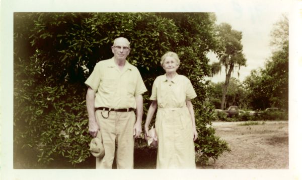 Herbert Ehrhardt Fuller with Ruth Graham Fuller at Altamonte Springs.