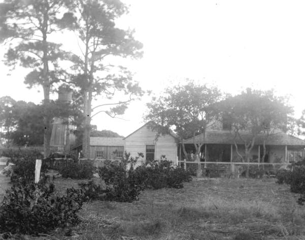 David Brown's farm house and watertower