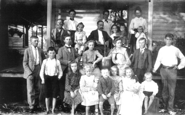 An extended family - Eastpoint, Florida.