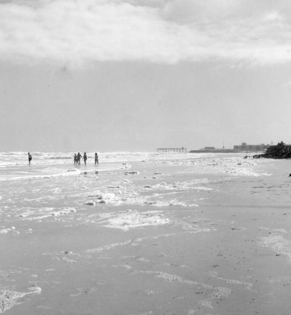 People taking a walk on the beach - Anastasia Island, Florida