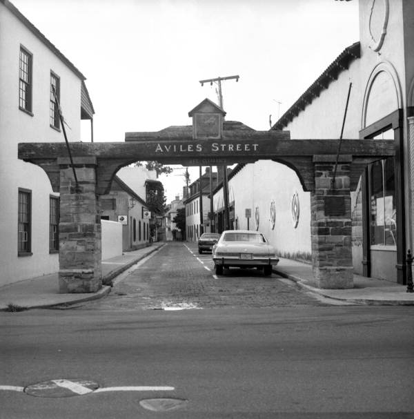 Aviles Street entranceway - Saint Augustine, Florida