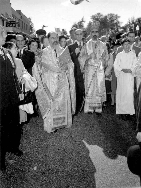 Procession during Tarpon Springs' Epiphany celebration - Tarpon Springs, Florida