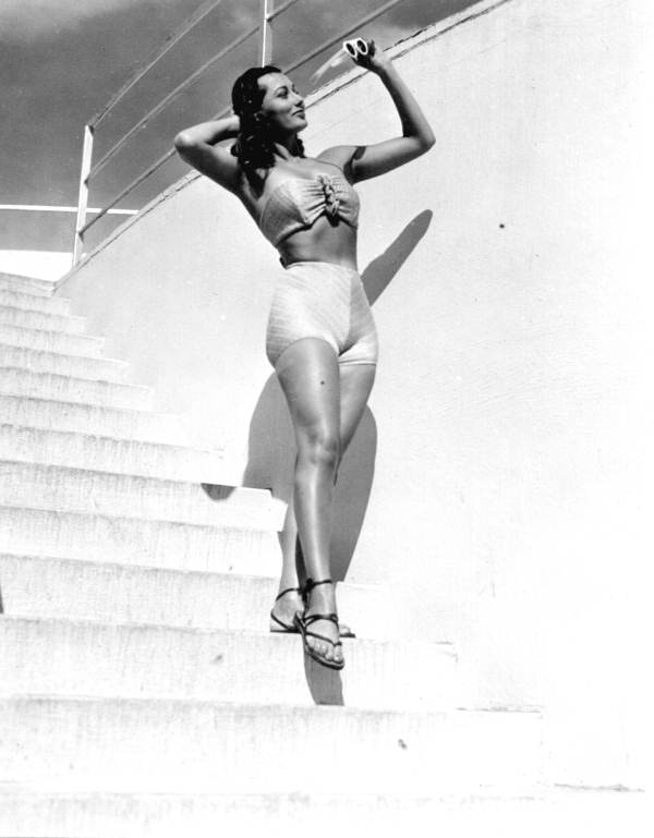 Lynn Rani modeling swimwear at Miami fashion council show - Marineland, Florida