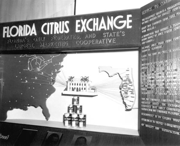 Florida Citrus Exchange exhibit at the Florida State Fair - Tampa, Florida