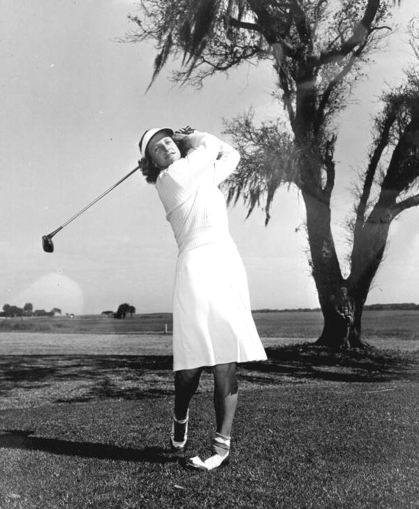 Babe Zaharias at the golf tournament - Saint Augustine, Florida