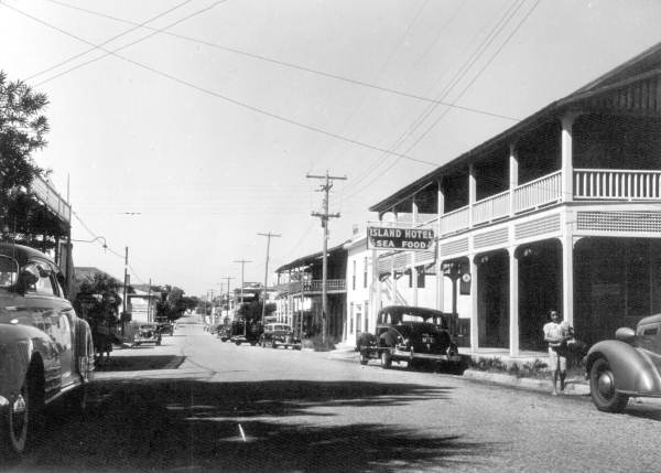 View down Main Street - Cedar Key, Florida