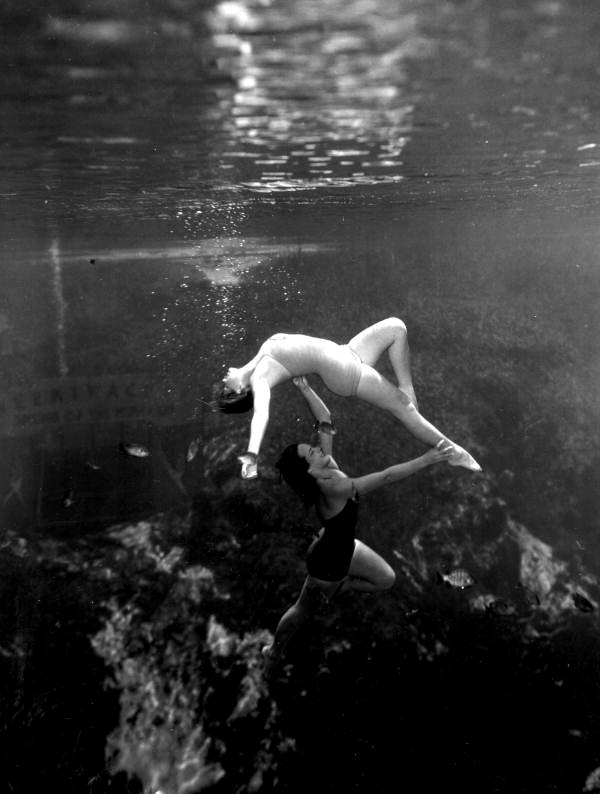 Underwater ballet at Weeki Wachee Spring - Weeki Wachee Spring, Florida.