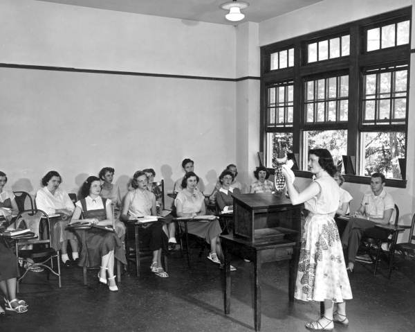 Students attending class at Florida State University - Tallahassee, Florida