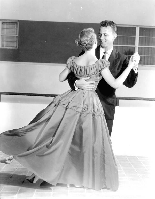 Shelly Fairchild and Bob Youmans dance together - Miami, Florida