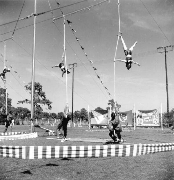 Circus performers of the Sarasota High School Sailor Circus