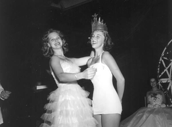 Beauty contestants at the Seaside Fiesta - New Smyrna Beach, Florida