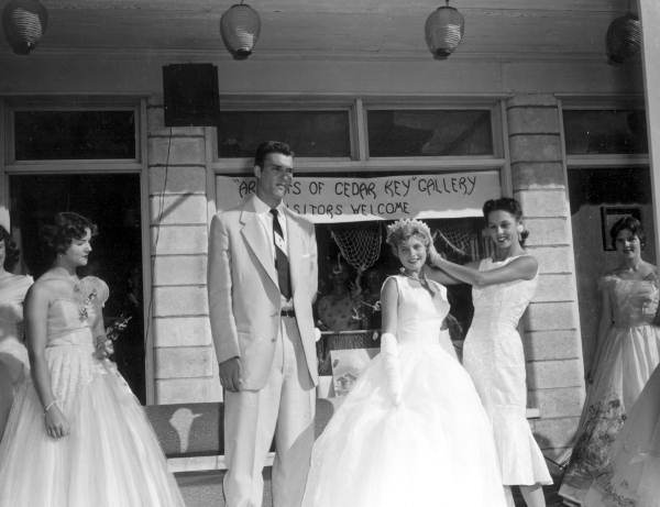 1956 king and queen of the Suwannee River Valley Celebration - Cedar Key, Florida