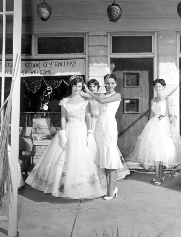 Beauty contestants of the Suwannee River Valley Celebration - Cedar Key, Florida