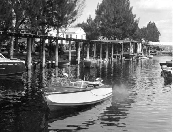 The Kissimmee River boat-a-cade in Belle Glade