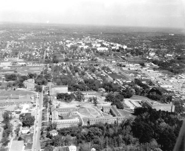 Aerial view of Florida A&M University - Tallahassee, Florida.