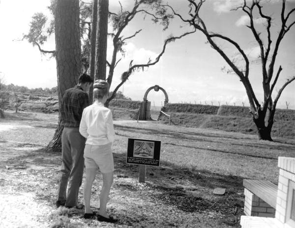 Visitors at Fort Caroline - Jacksonville, Florida