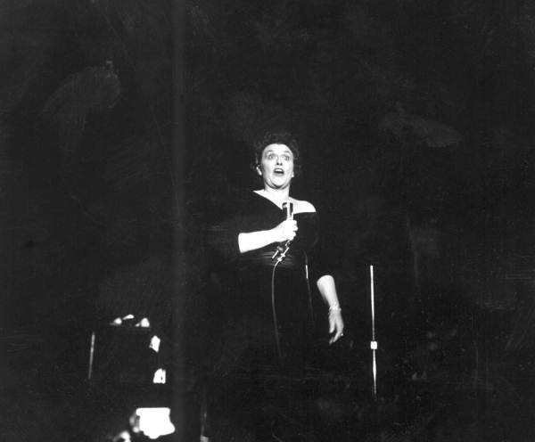 Roberta Sherwood performing in the ballroom in the Eden Roc Hotel - Miami Beach, Florida