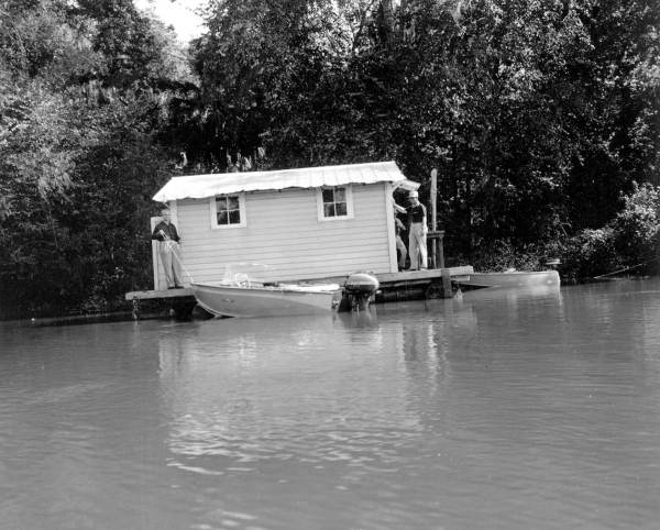 Boats docked in Franklin County on the Apalachicola River